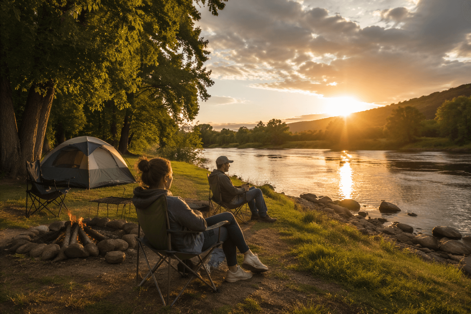 Catherine Creek State Park offers quiet camping, fishing and picnic spots