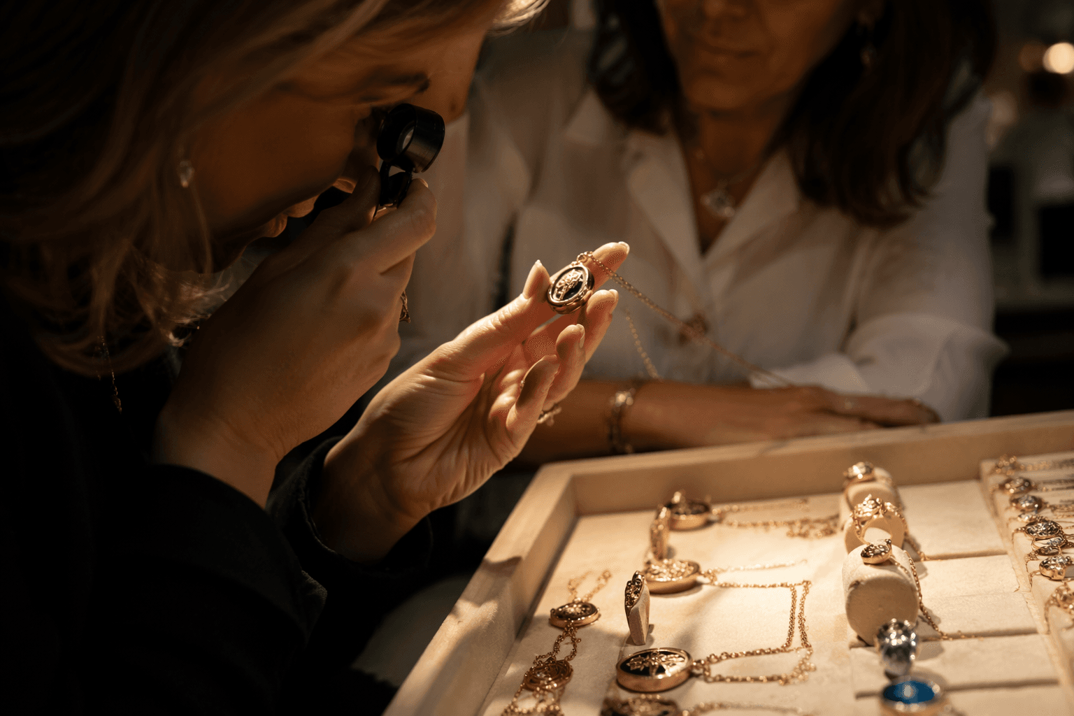 Las Vegas show spotlights kinetic jewelry and hidden inscriptions