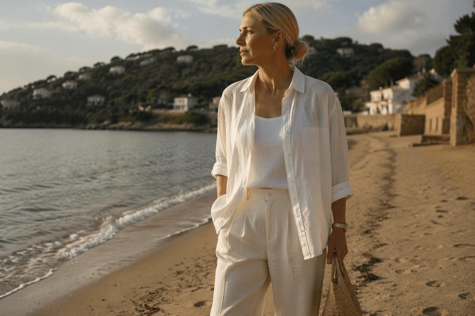 Coastal grandmother style gets a polished six-piece summer capsule