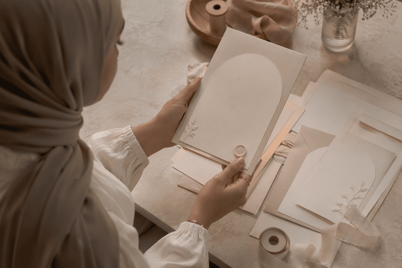 Arabic baby shower invitations put naming and legibility first