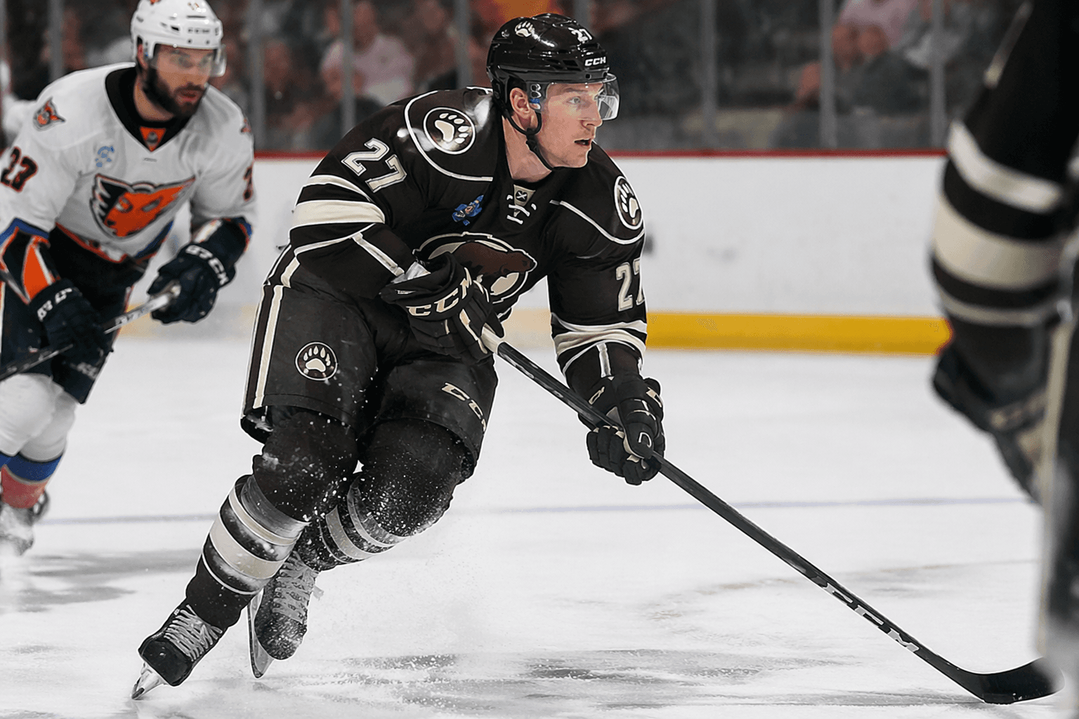 Hershey re-signs Jalen Luypen after productive AHL and ECHL season