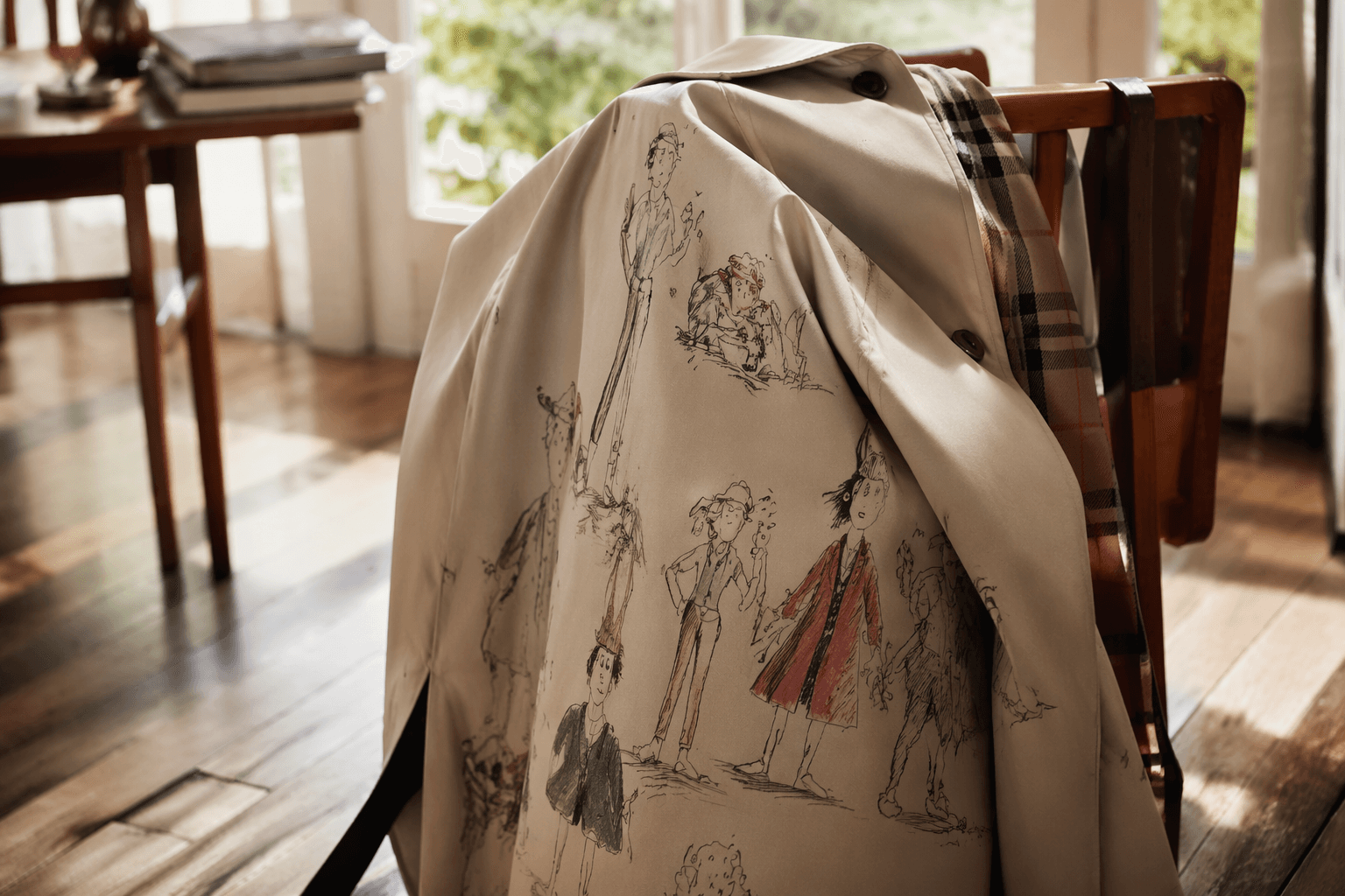 Burberry and Quentin Blake add cultured British ease to heritage staples