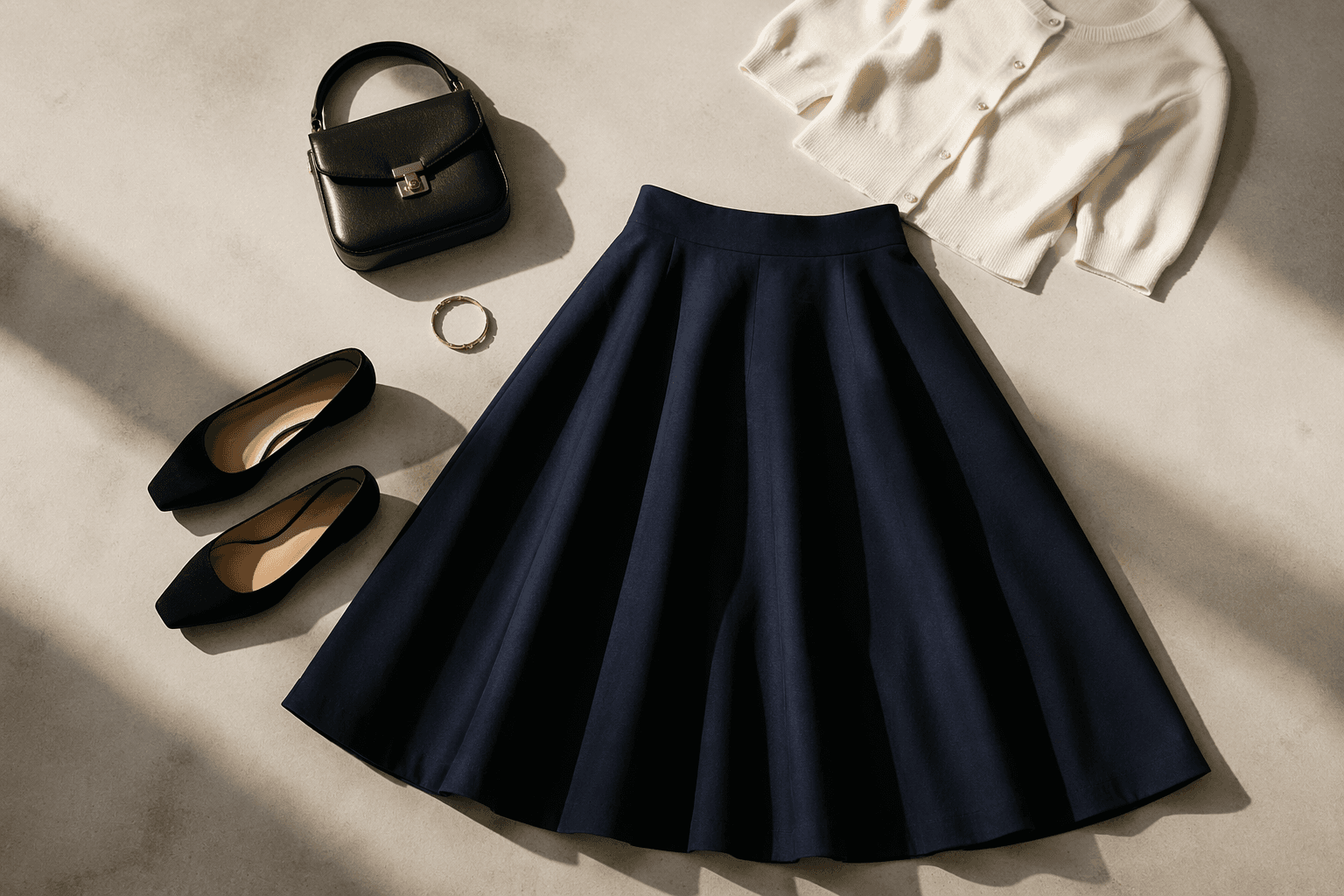 Marks & Spencer’s petite circle skirt updates a 1950s classic