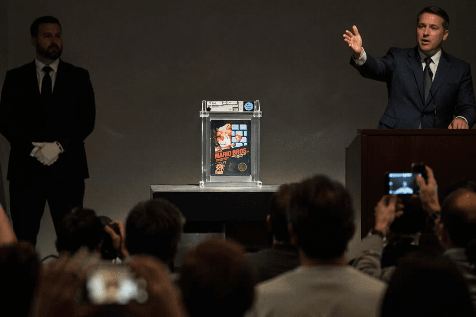 Sealed Super Mario Bros. sells for record $3 million at auction