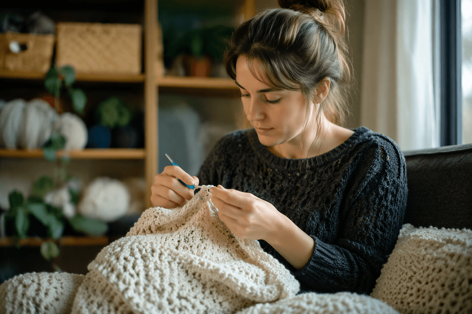 Easy breezy HDC2CL tutorial adds texture to crochet projects