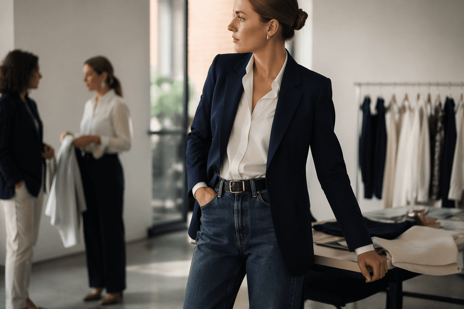 Carolina Herrera debuts blue jeans, refines everyday workwear for Resort 2027
