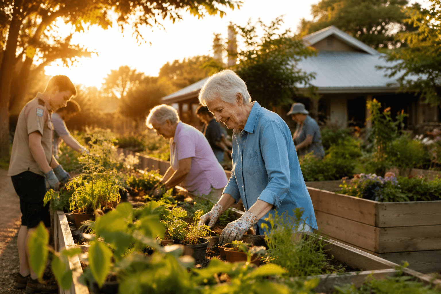 Forsyth County opens Live Well Garden at Sexton Hall