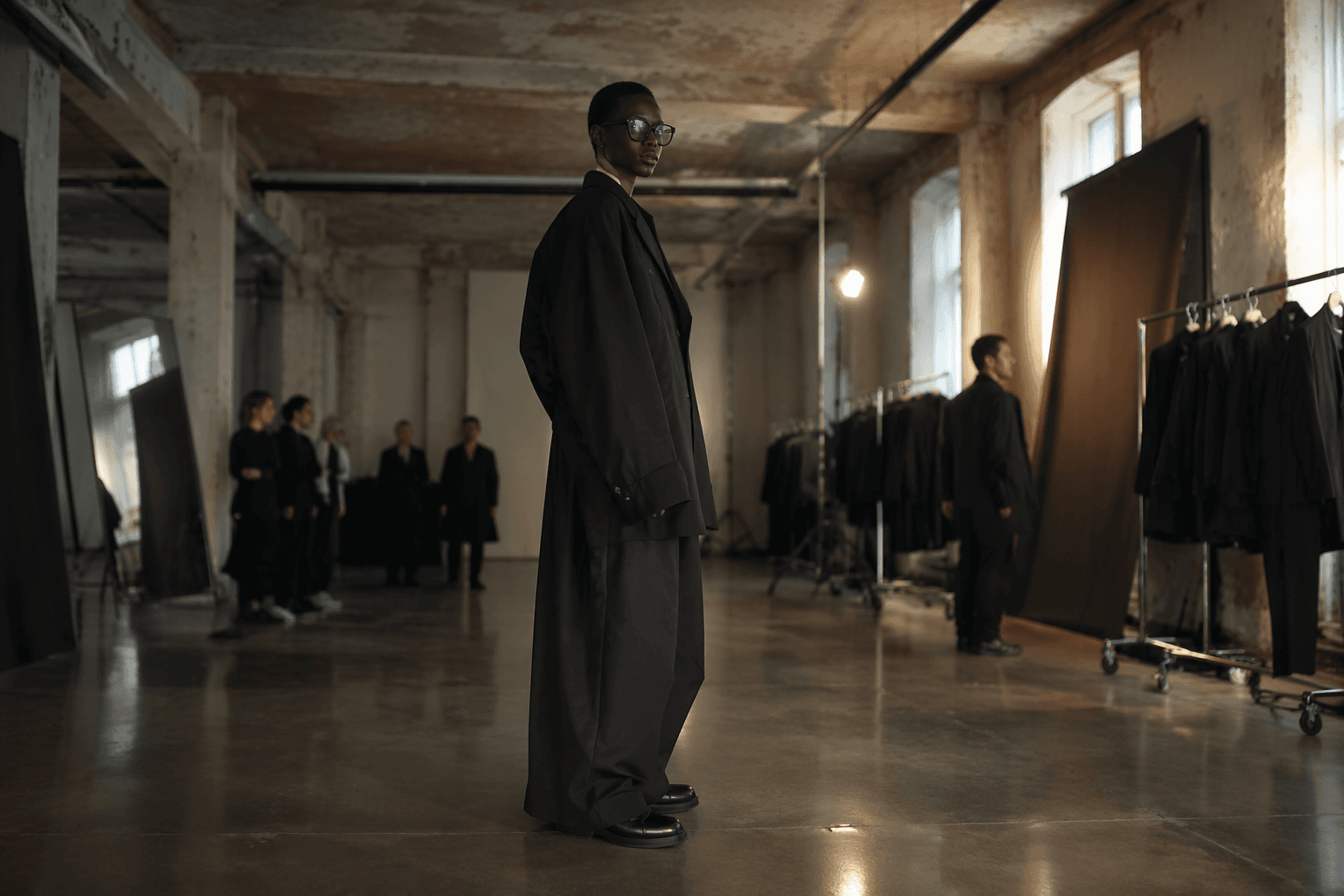 Piccioli’s Balenciaga debuts unsized workwear for every body