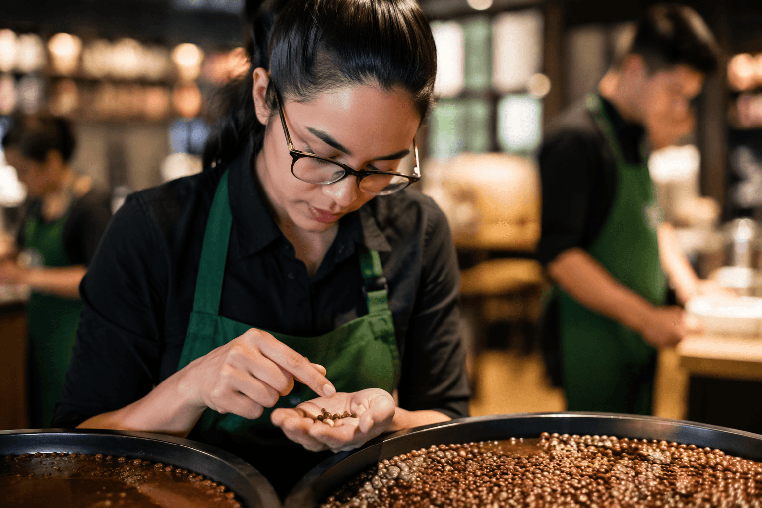 Starbucks explains peaberries, the rare round coffee bean