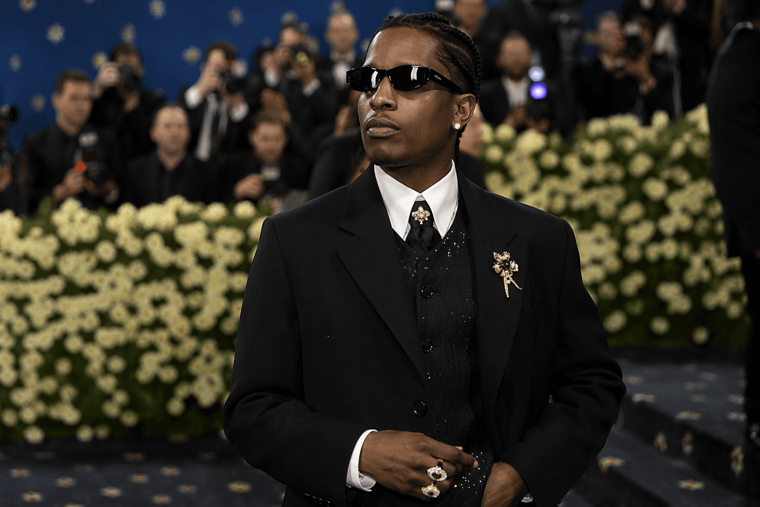 A$AP Rocky mixes Chanel diamonds with antique Codognato jewels at the Met Gala