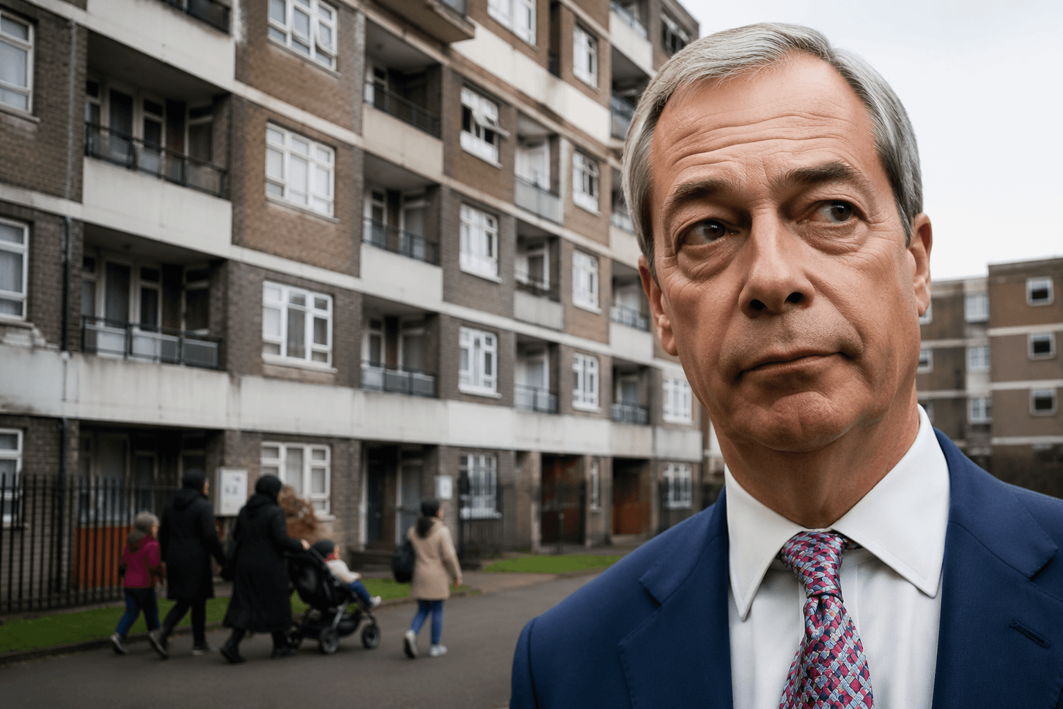 Farage proposes deportation threat for foreign tenants in social housing
