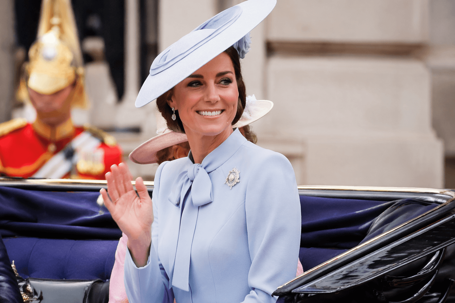 Kate Middleton returns to Catherine Walker for Trooping the Colour