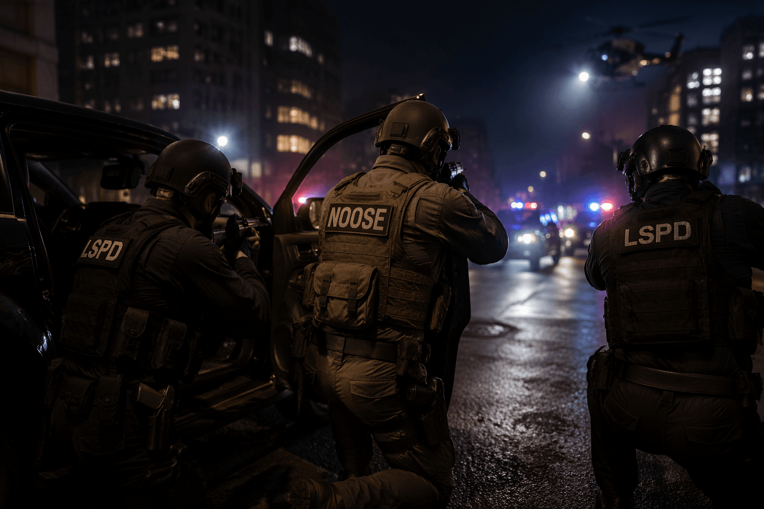 GTA V mod makes companions fight like LSPD and NOOSE units