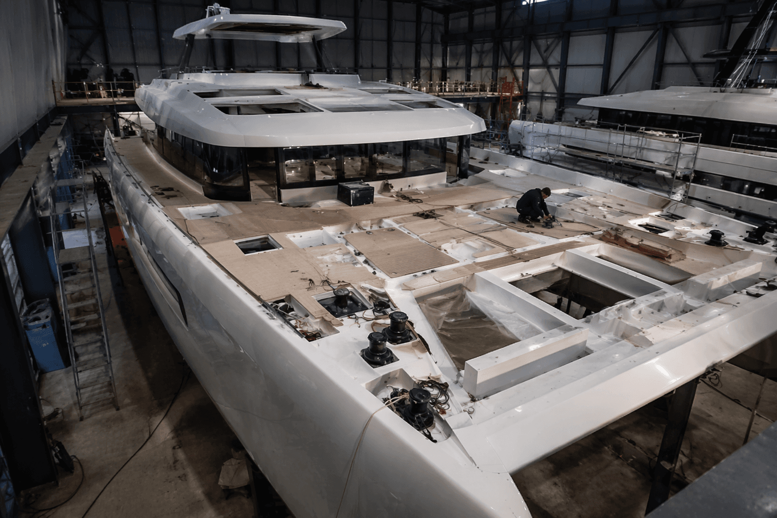 Luxury multihull builders chase bigger volume and better performance