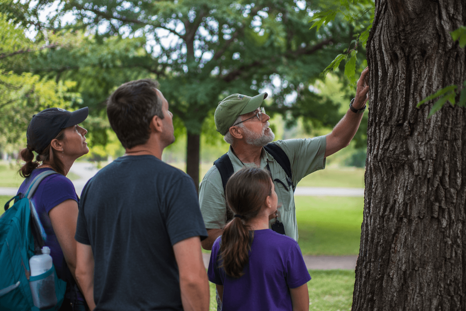 La Grande tree walk at Garden Park teaches local species identification
