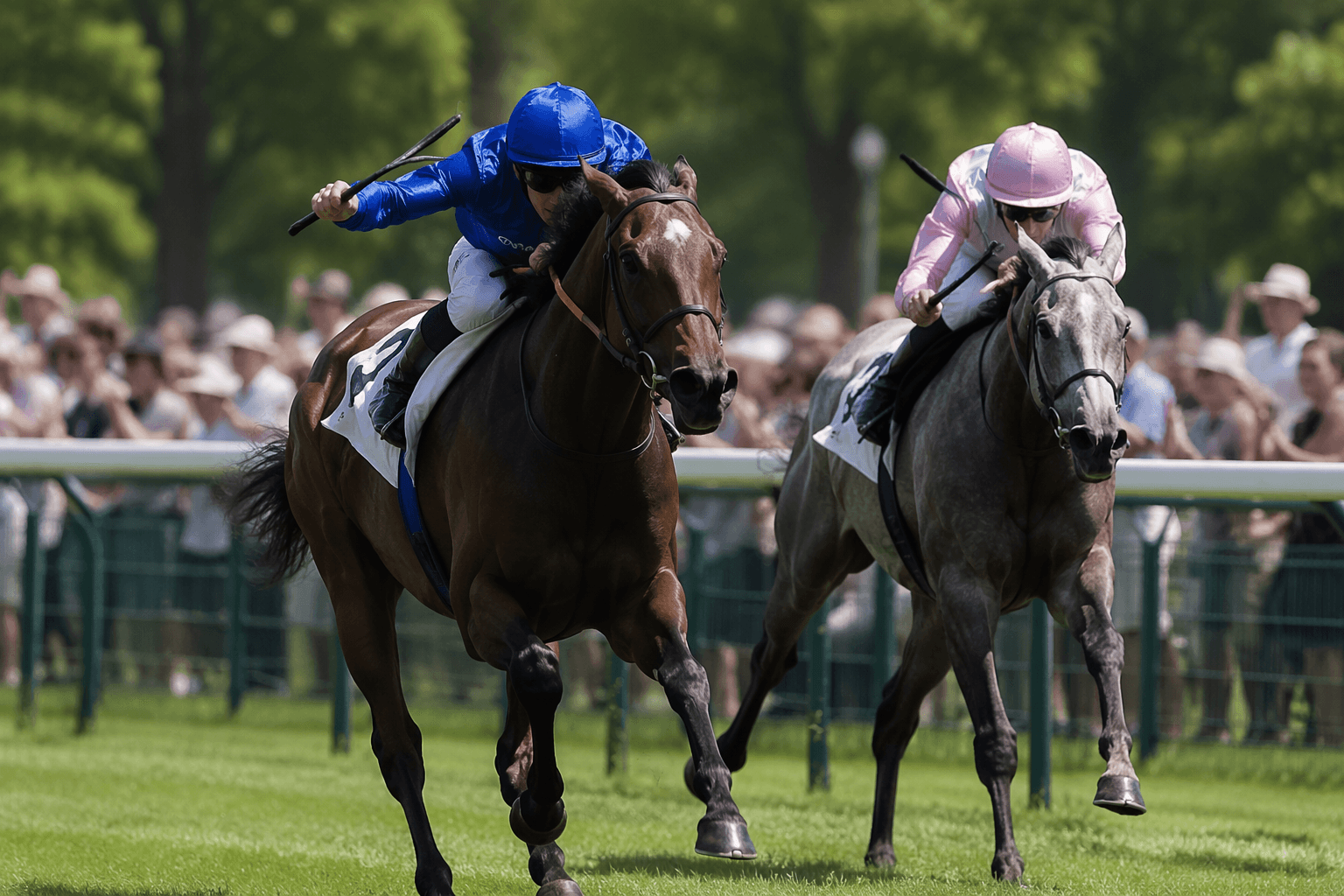 Diamond Necklace stays unbeaten with hard-fought Prix de Diane win