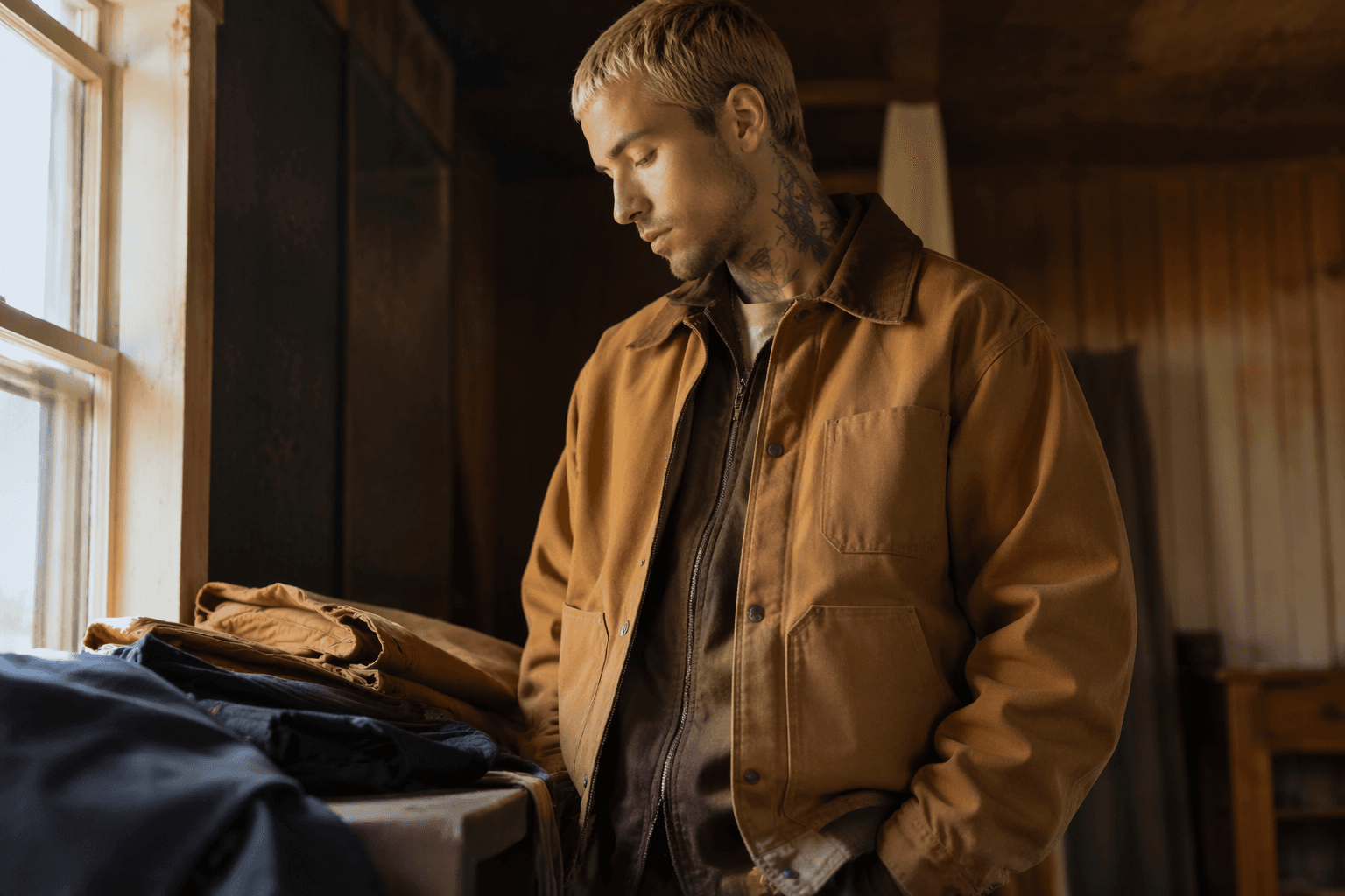 Justin Bieber’s SKYLRK drops workwear-inspired Made in USA pieces