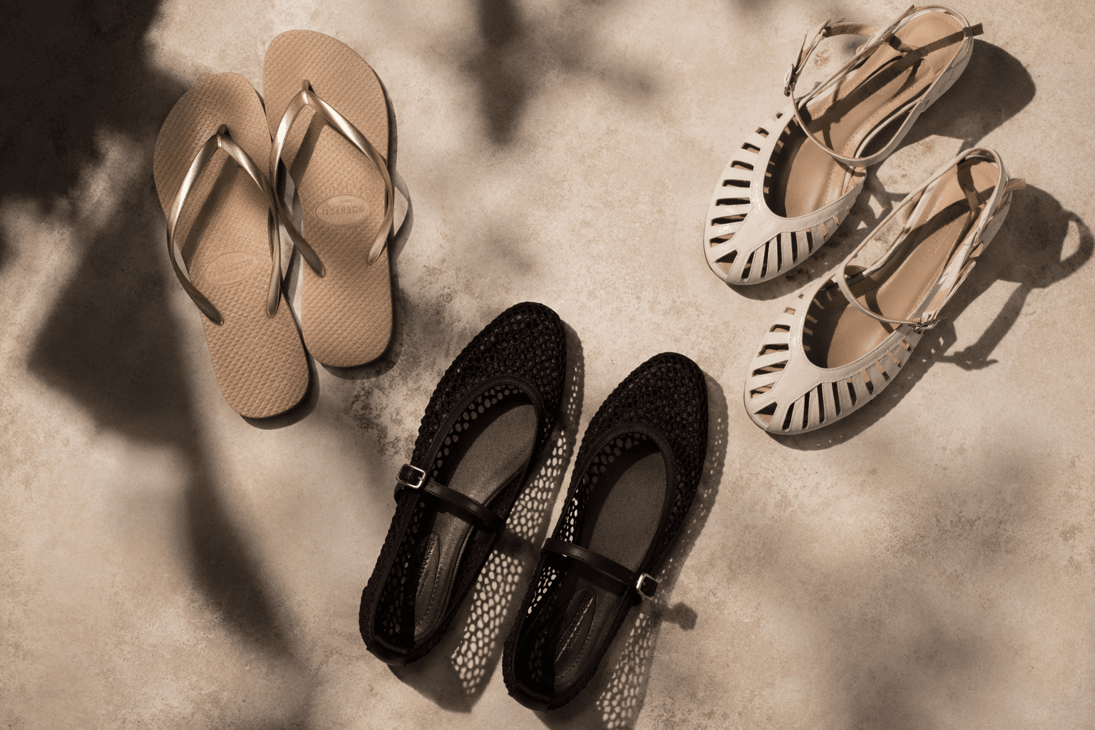 Flat shoes for summer: stylish pairs from Gewls, Havaianas and Jamie Haller