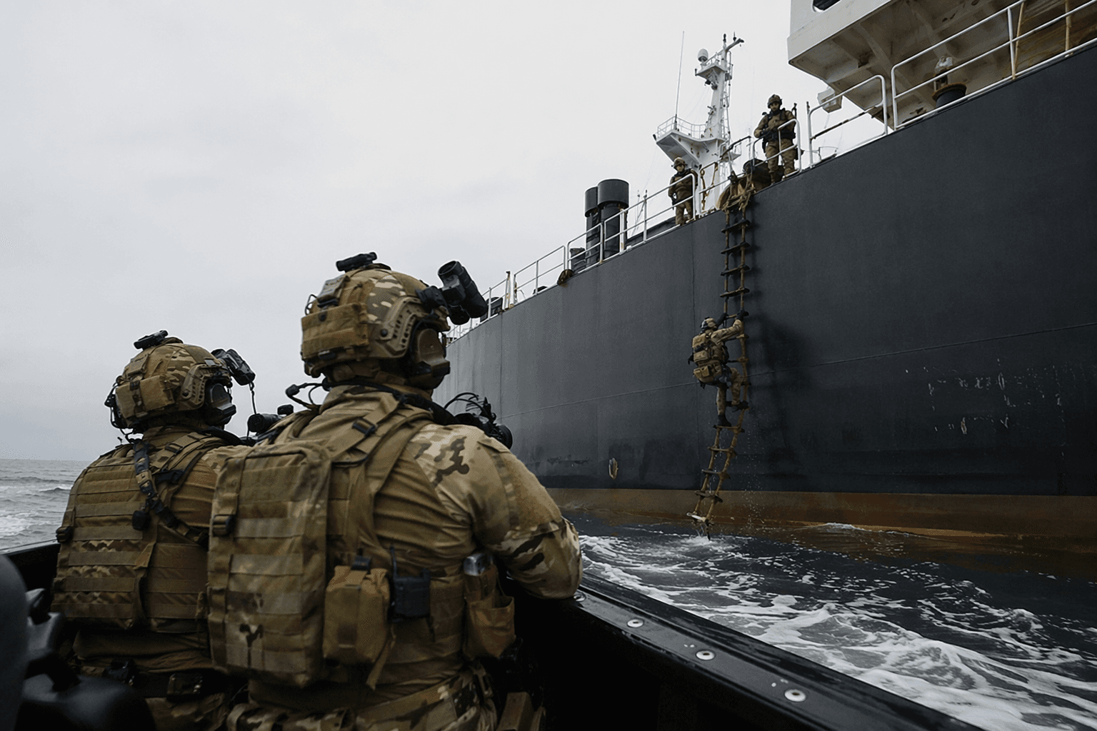 British commandos board sanctioned Russian tanker in English Channel