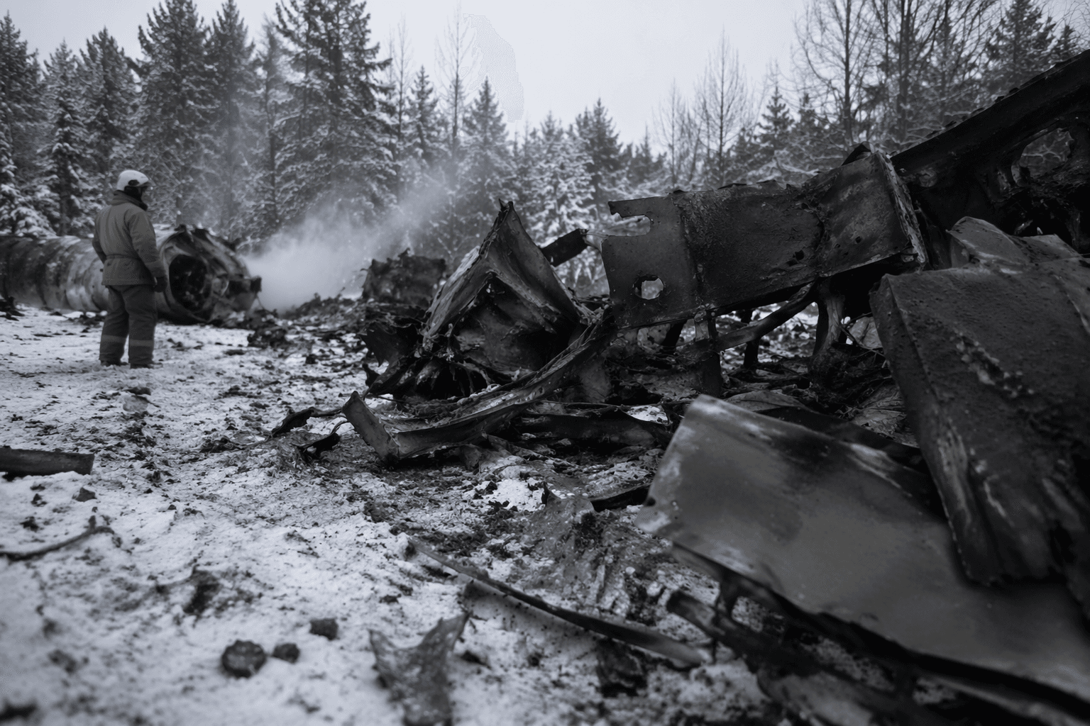 Russian Tu-22M3 bomber crashes during training flight in Siberia