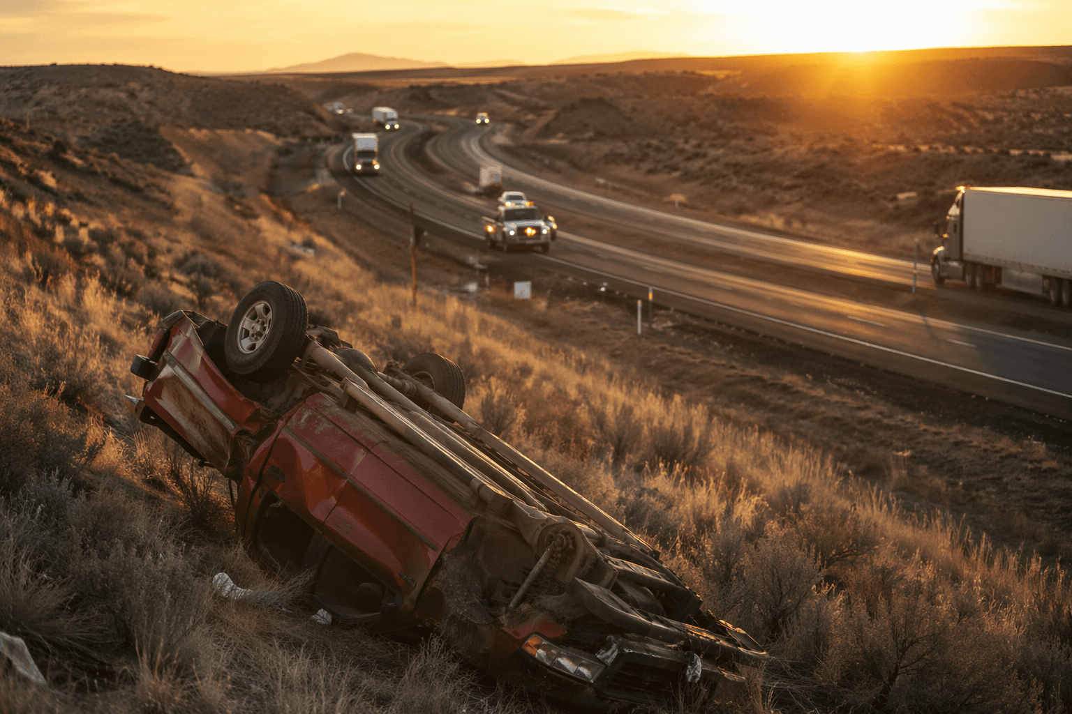 Driver killed in single-vehicle rollover on Interstate 84 near La Grande
