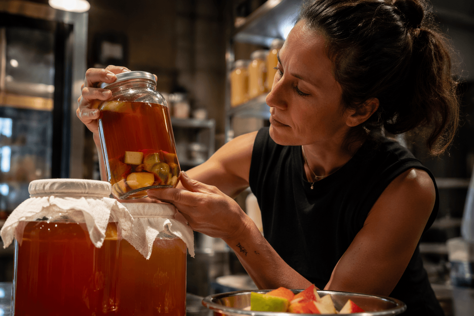 Watermelon rind boosts kombucha antioxidants during secondary fermentation