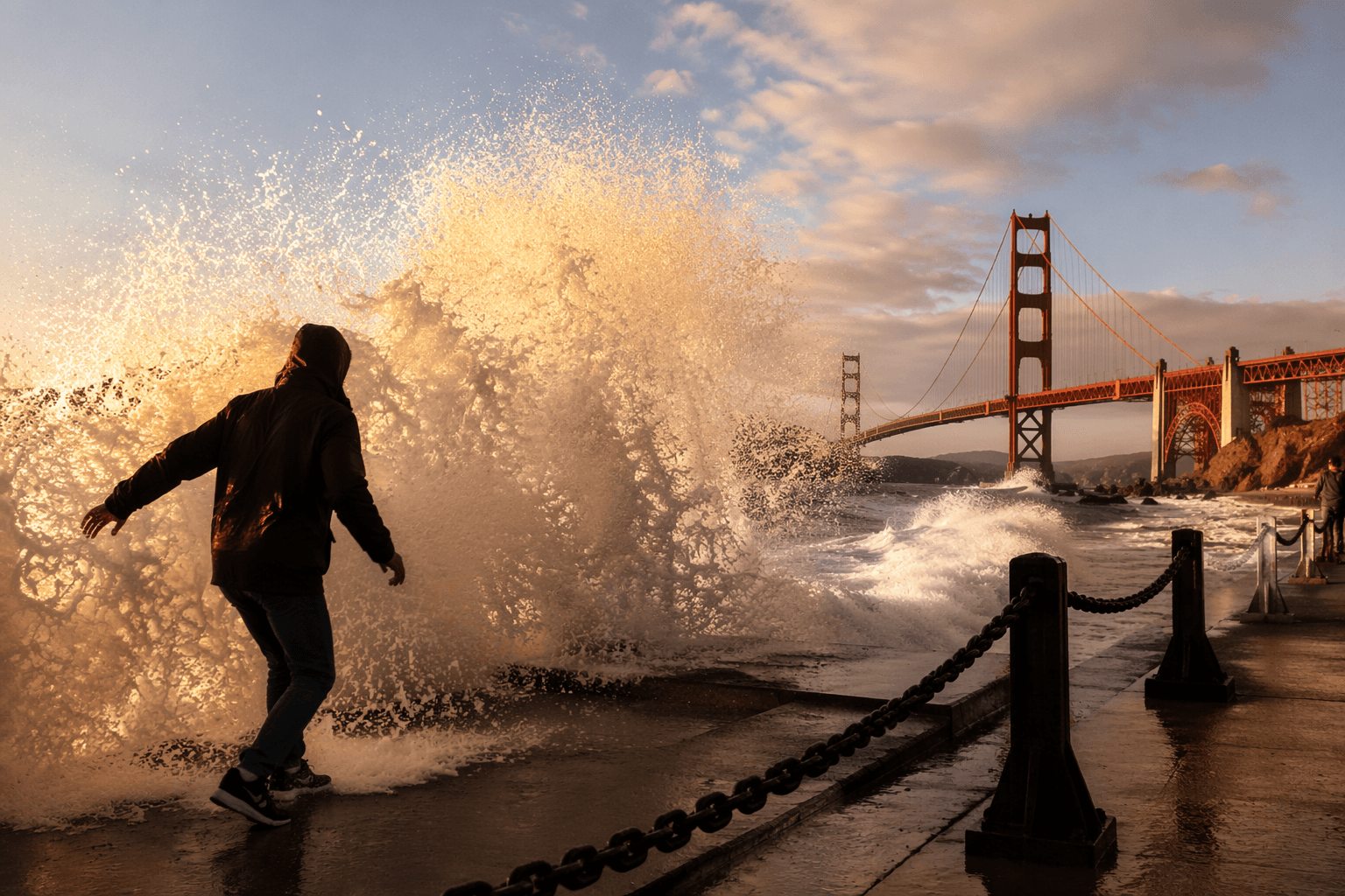 San Francisco sets new summer sea level high, dangerous surf persists