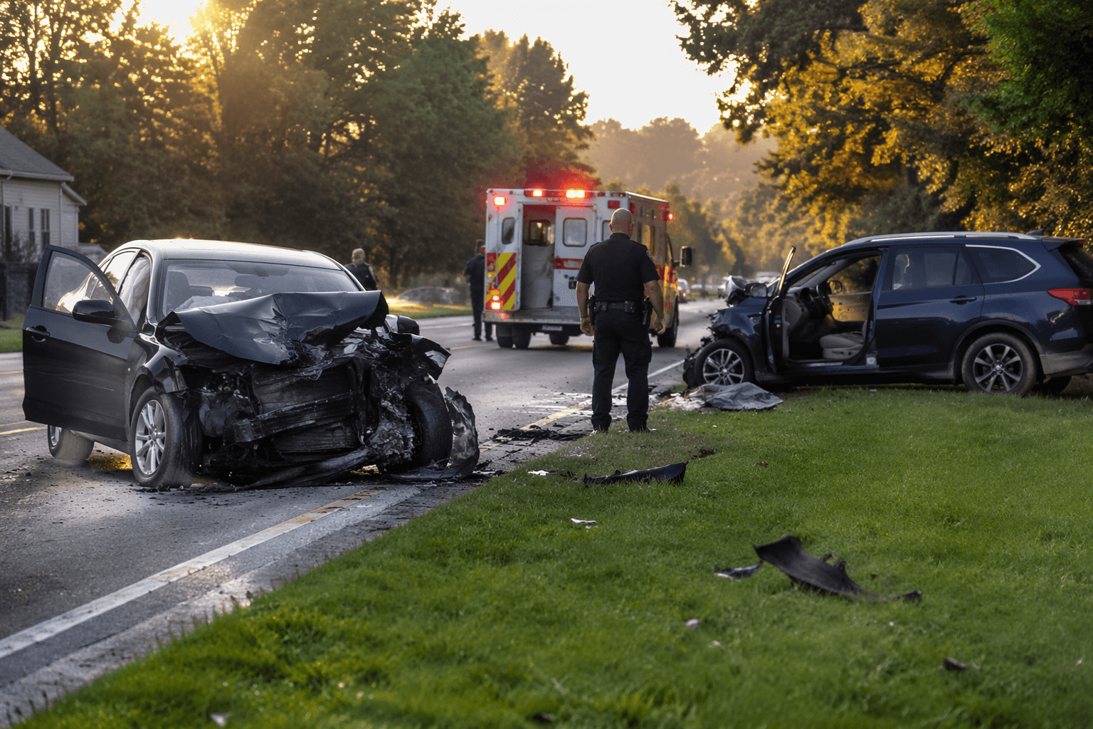 Two injured in two-vehicle crash in southern Onondaga County