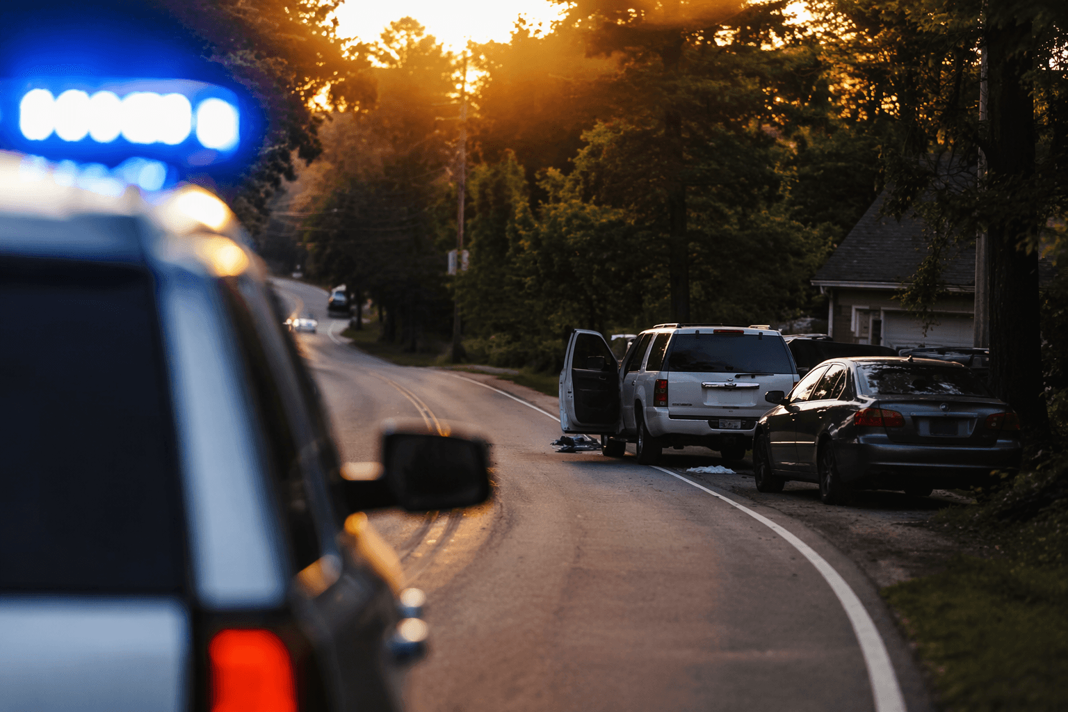 Stolen vehicle pursuit ends in Holly Springs, three suspects flee