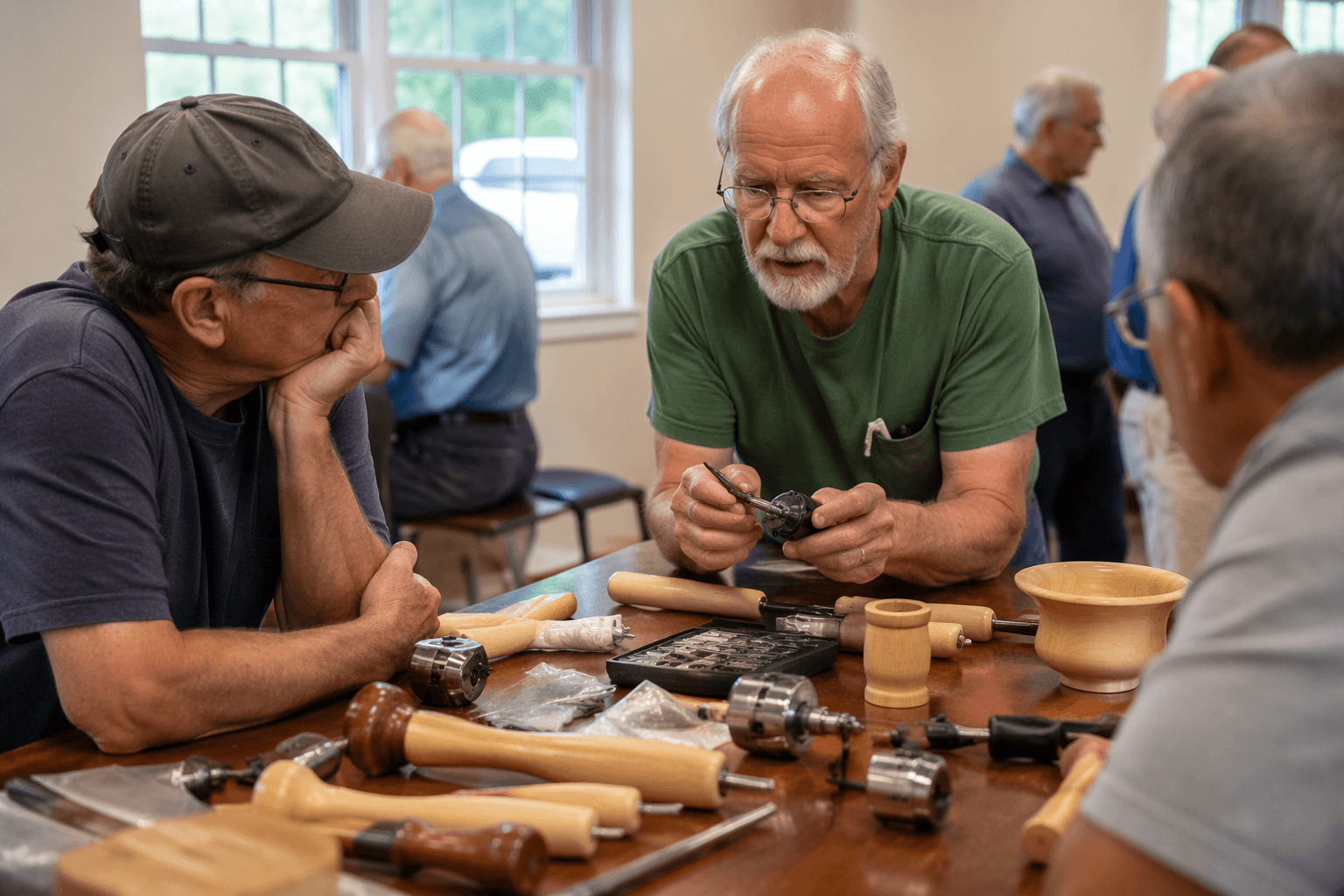 Central Virginia Woodturners swap tools, tips and tricks at June meeting