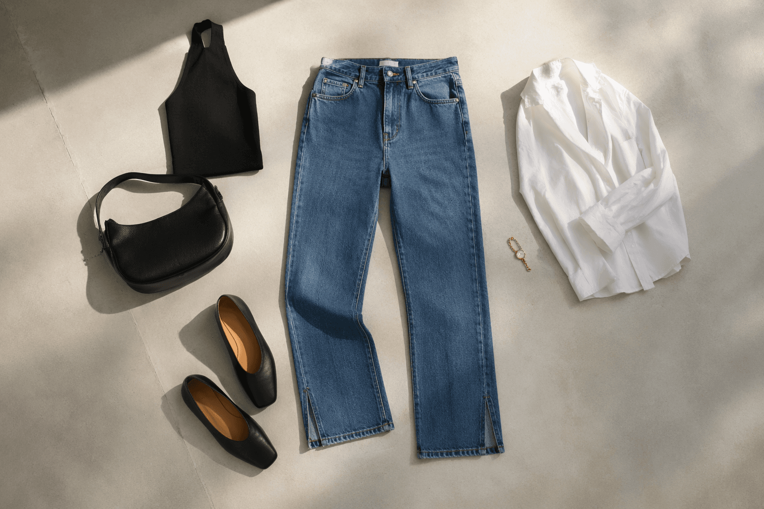 Split-hem straight-leg jeans emerge as petite-friendly summer swap