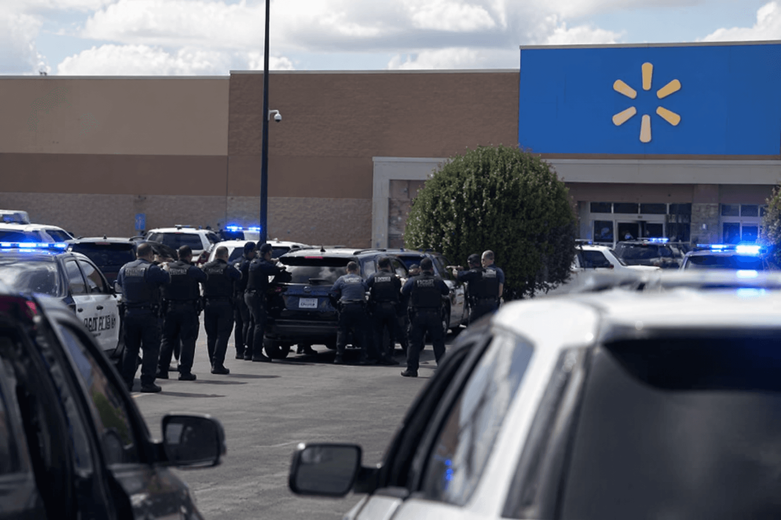 Child dies after police fire on vehicle outside Mississippi Walmart