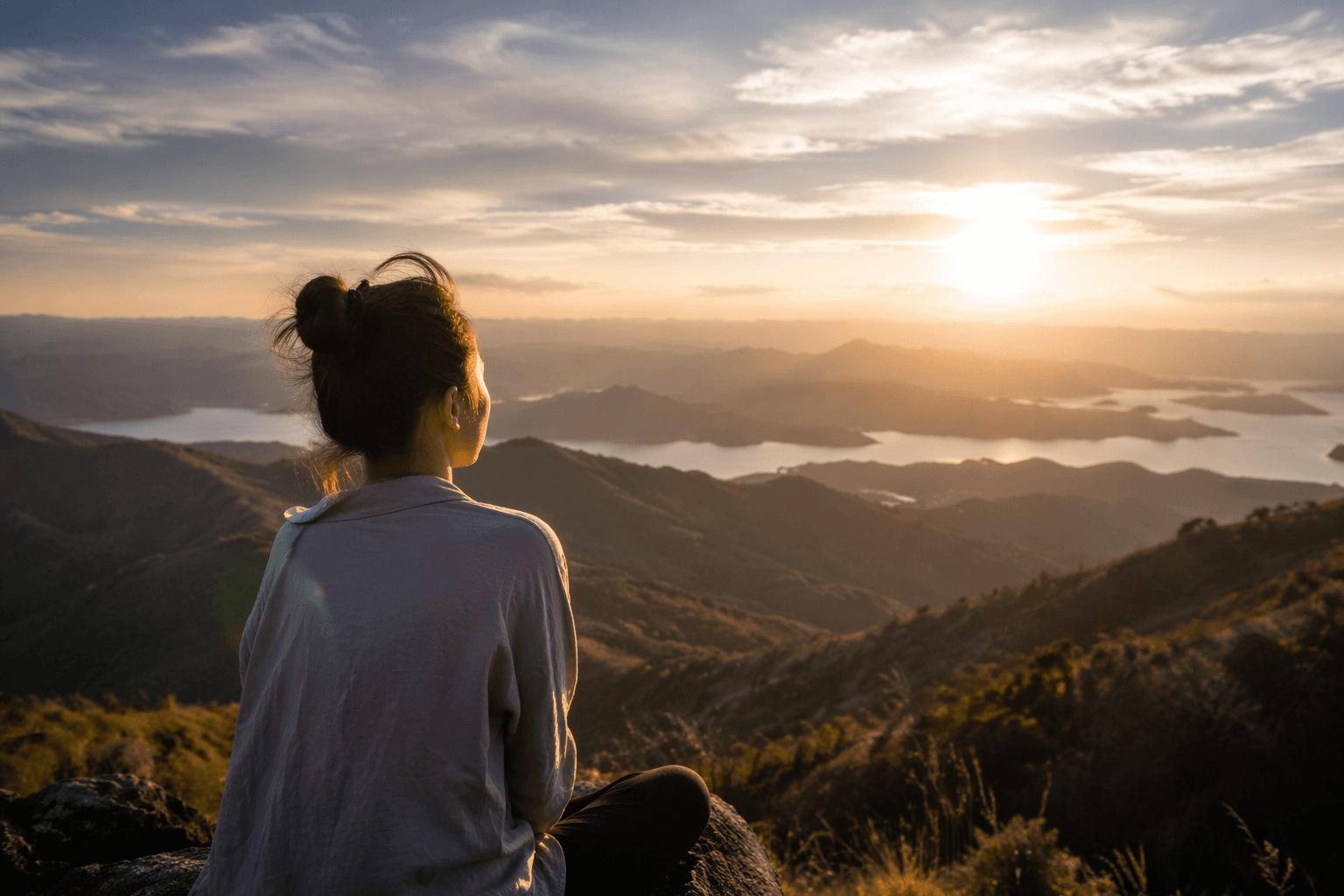 Spacious awareness helps calm stress by widening attention