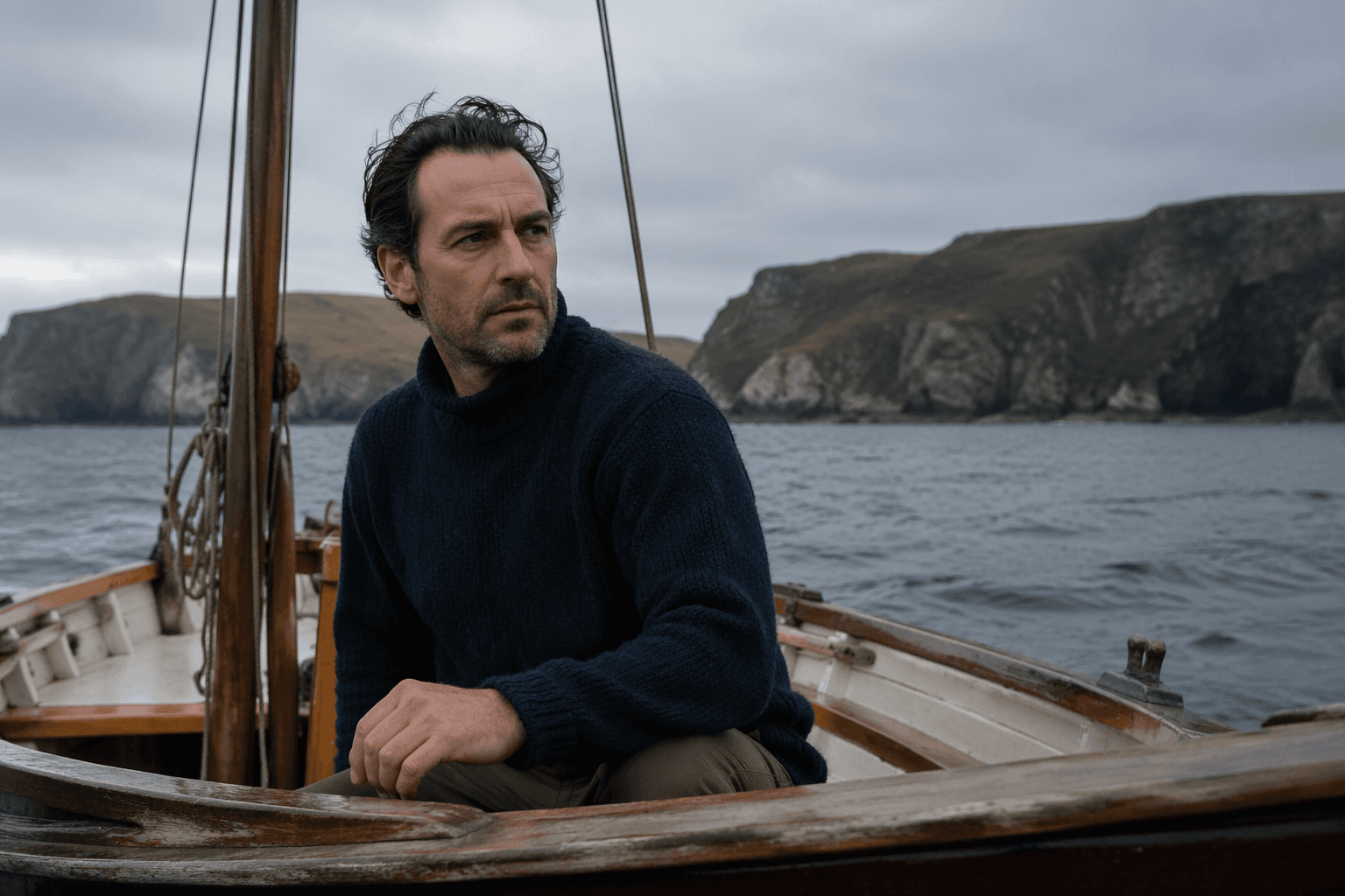 Matthew Rhys draws on seafaring roots for Widow’s Bay finale