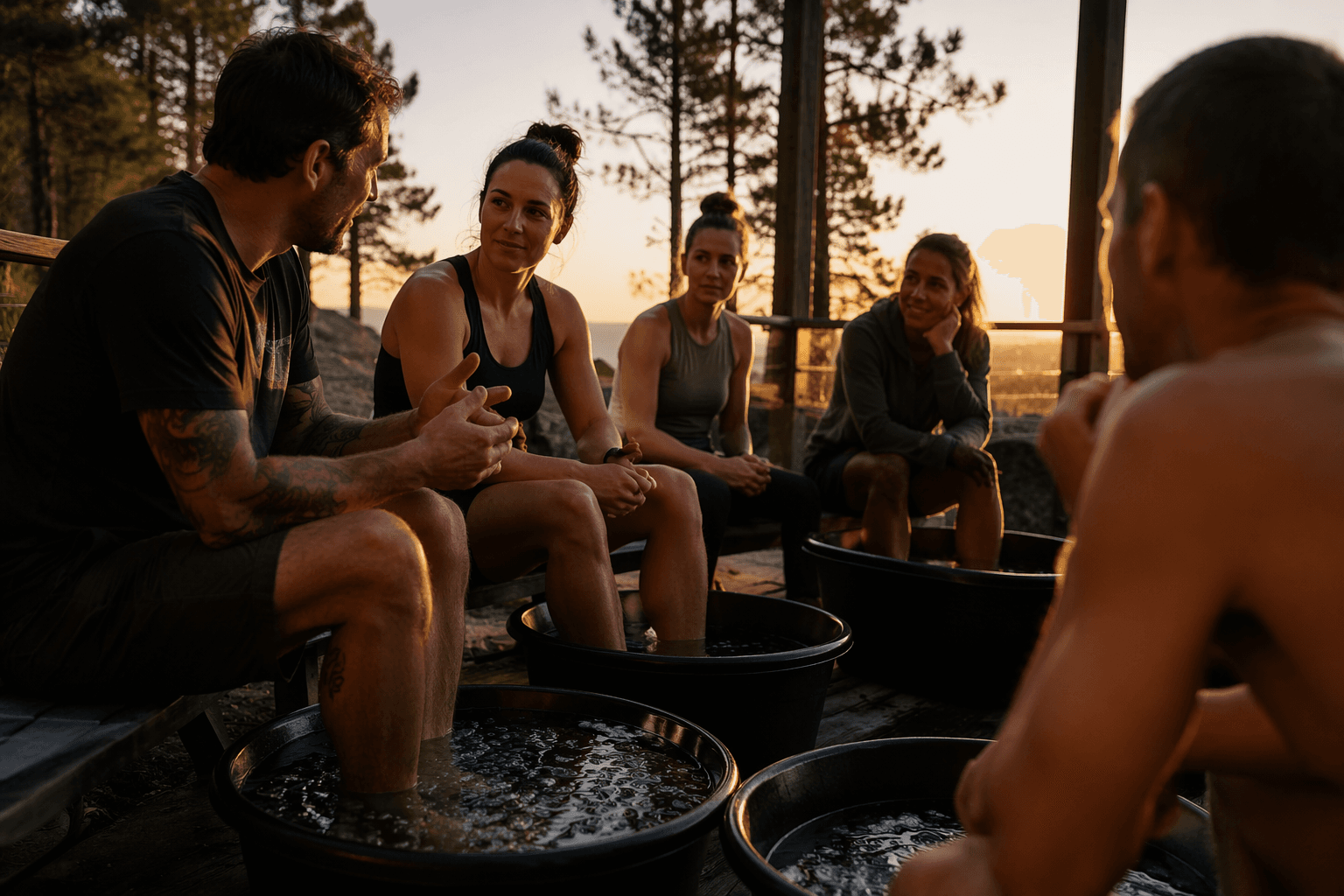 Cold water foot immersion may lower cortisol, early research suggests