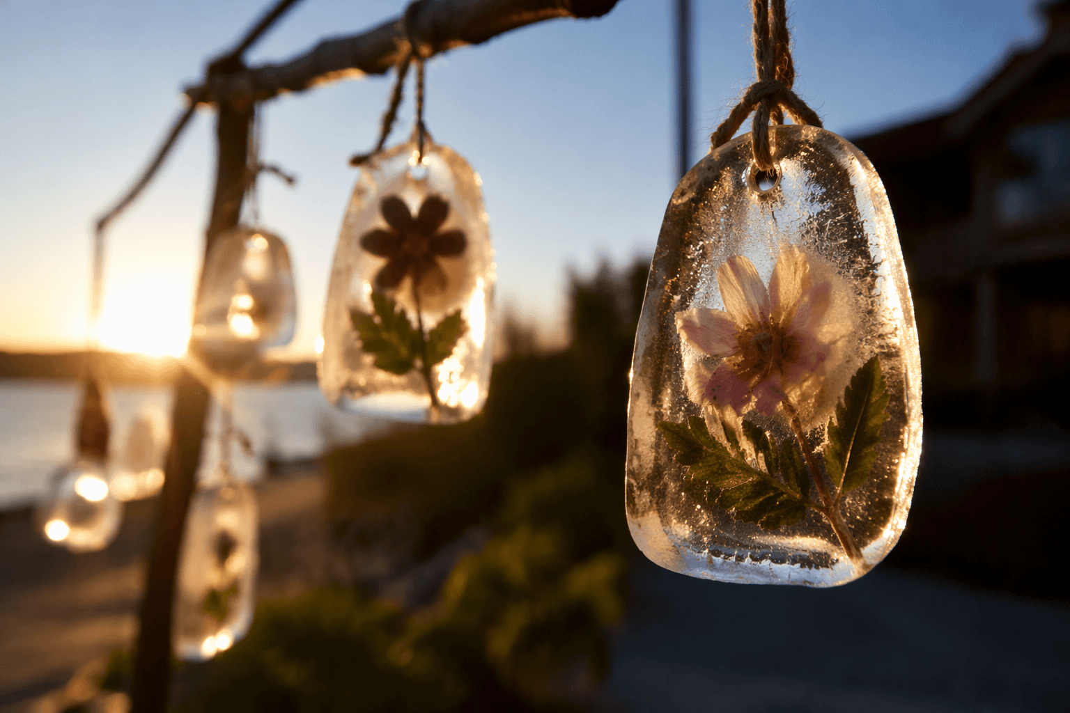 South Whidbey art show spotlights flowers frozen in ice