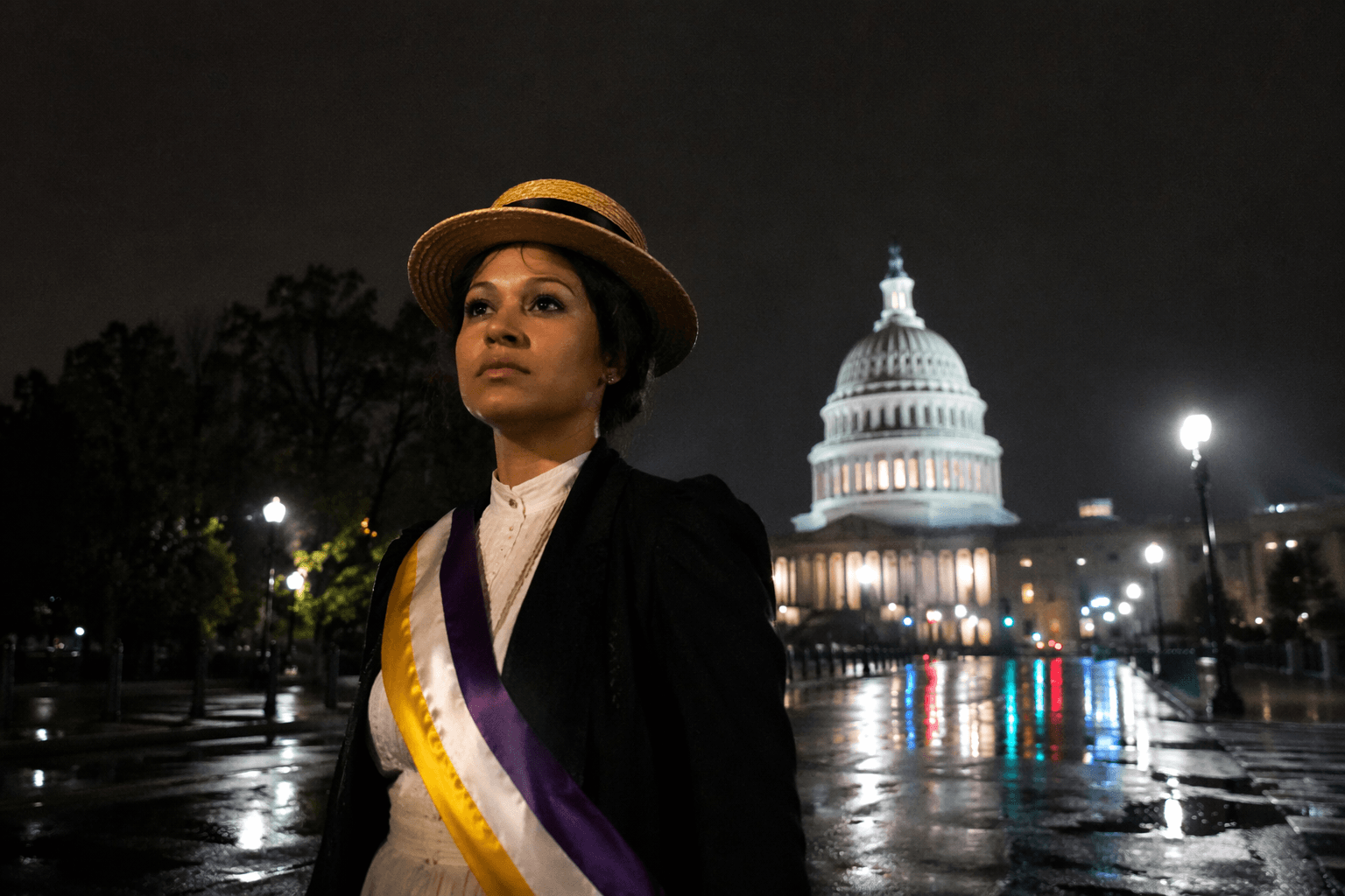Tony-winning Suffs brings the fight for voting rights to Washington