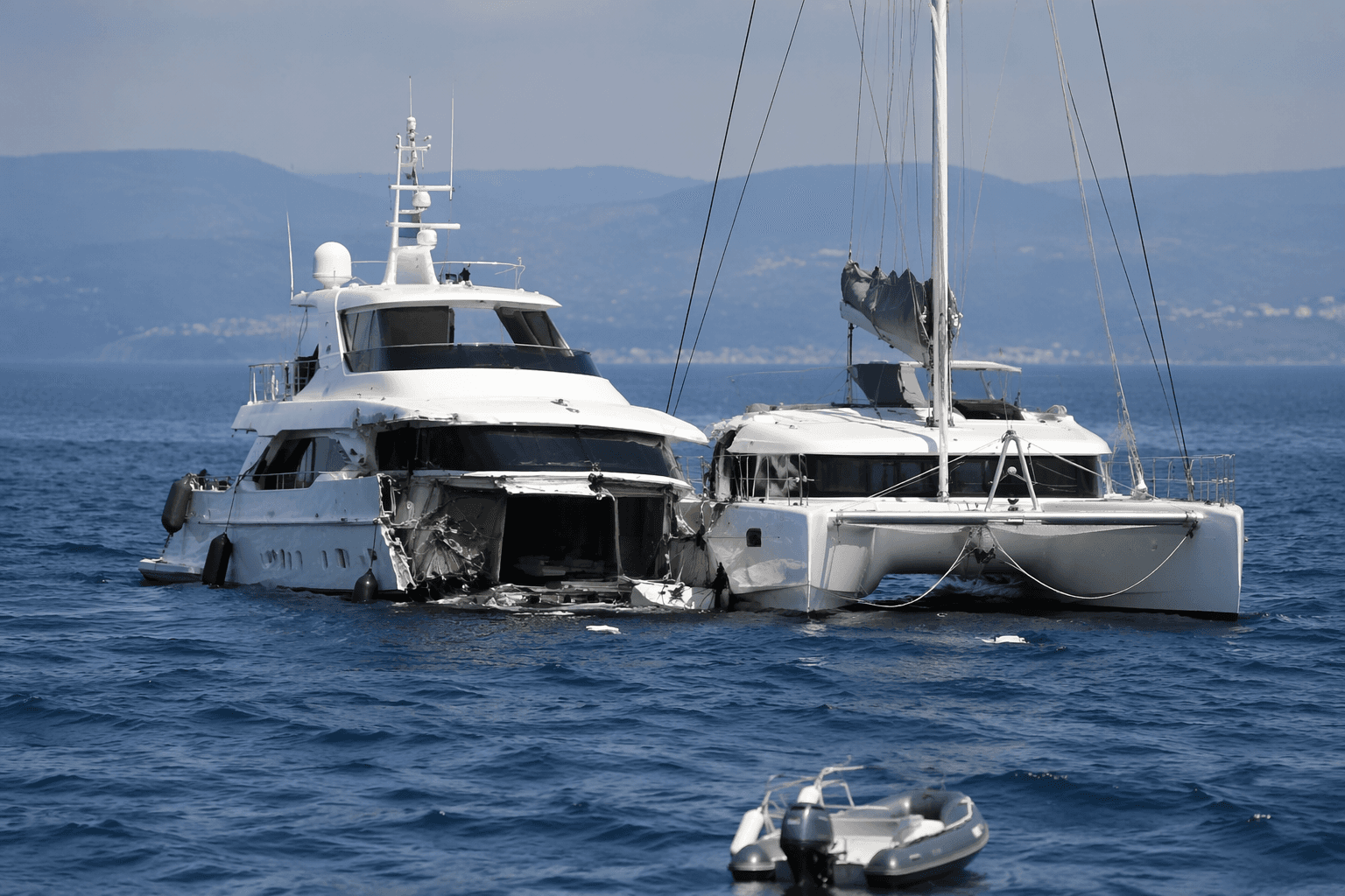 Catamaran and charter yacht collide in Split Channel, three dead