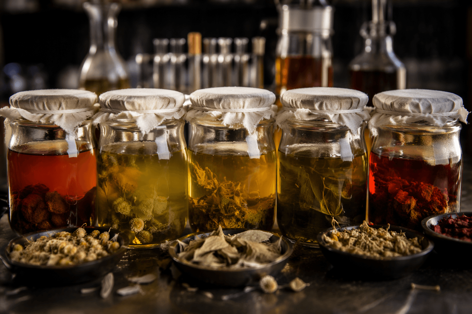 Herbal teas reshape kombucha’s acidity, phenolics and antimicrobial power
