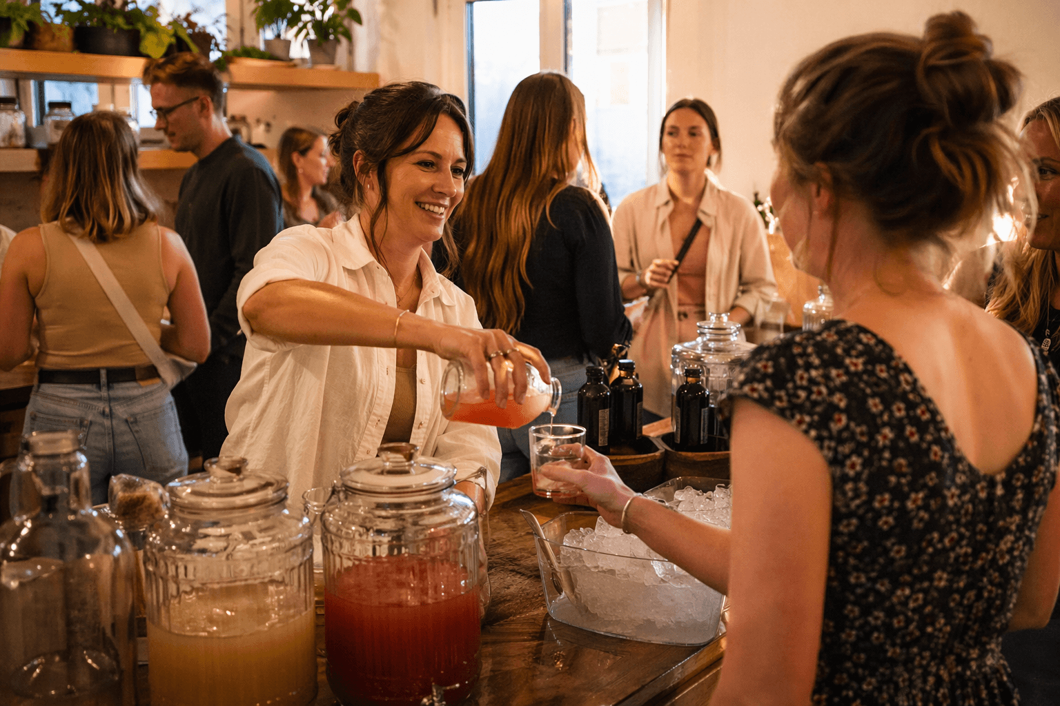 New Albany kombucha happy hour blends mocktails, wellness and DIY brewing