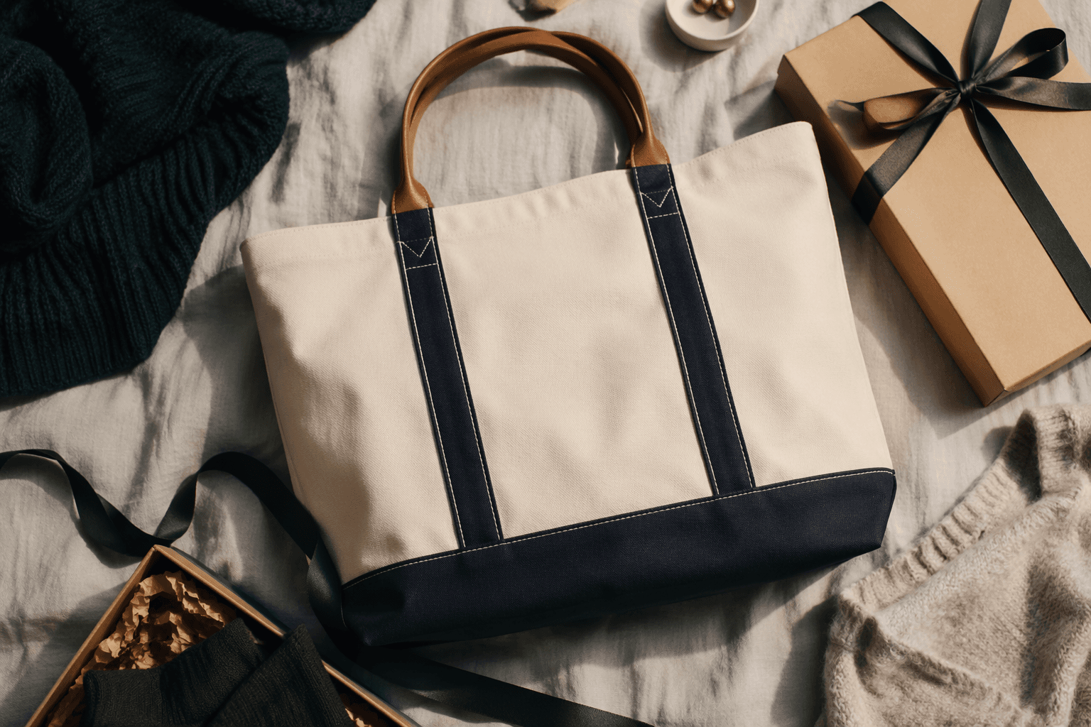 Alex Mill monogrammed tote turns personalization into a luxe gift