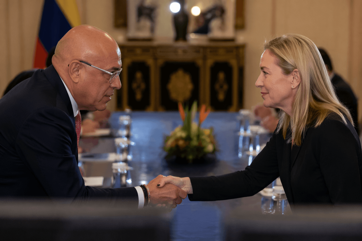 U.S. welcomes first Venezuela talks on democratic transition roadmap