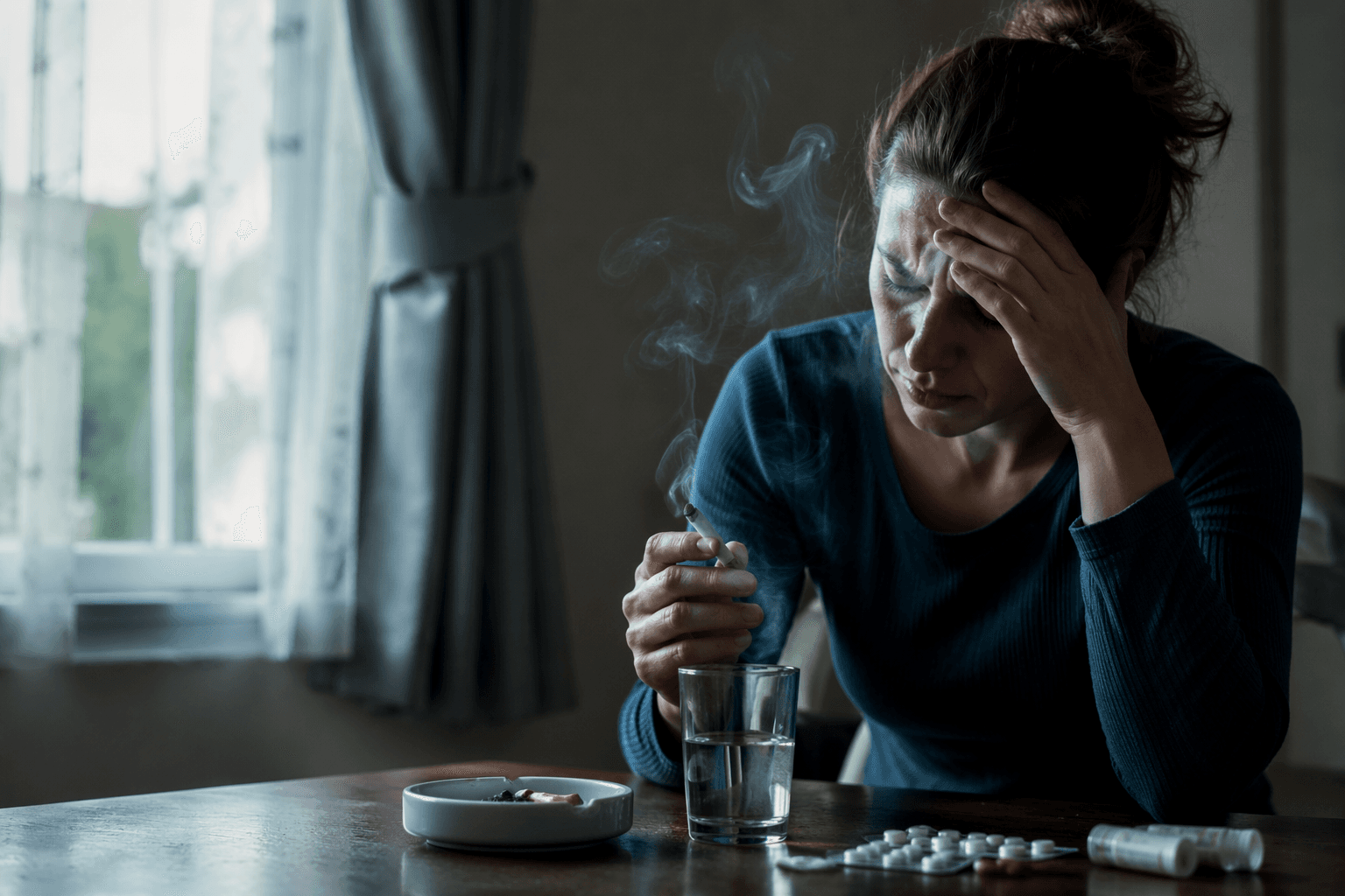 Smoking and painkiller dependence linked to chronic headache risk