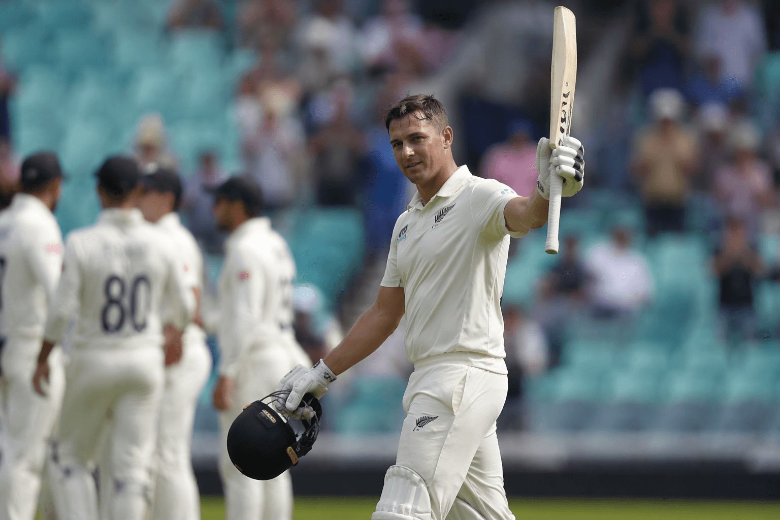 Nicholls century puts New Zealand in control at The Oval