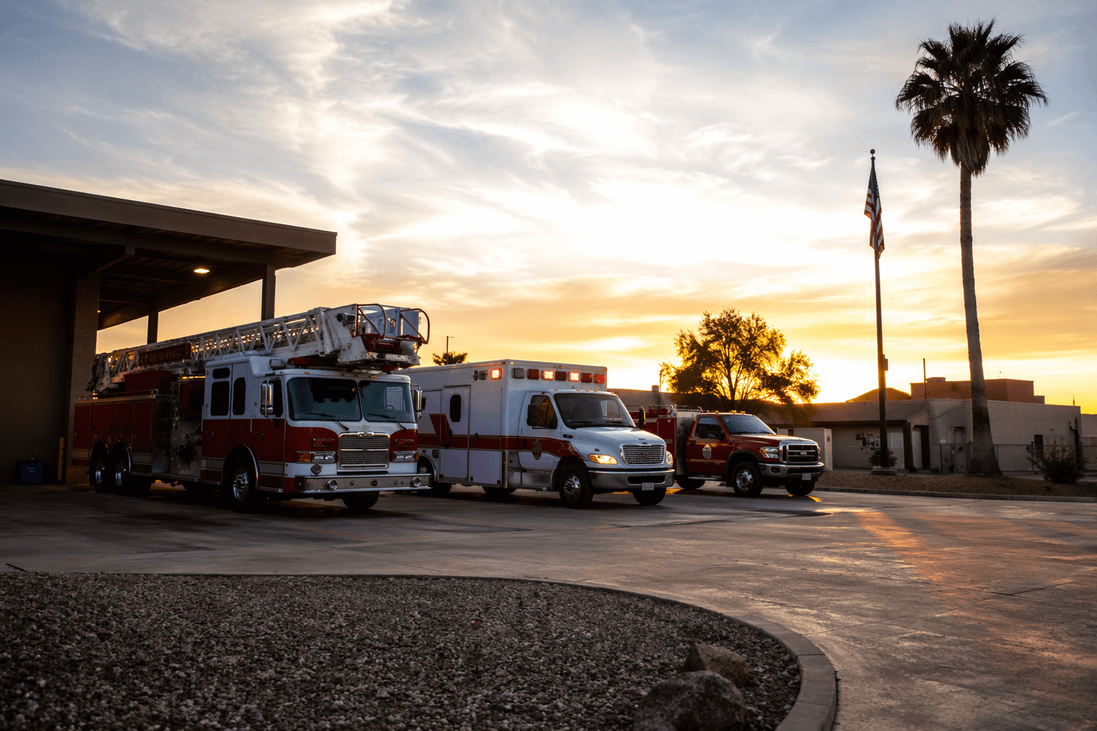 Somerton marks 25 years of shared fire and medical services