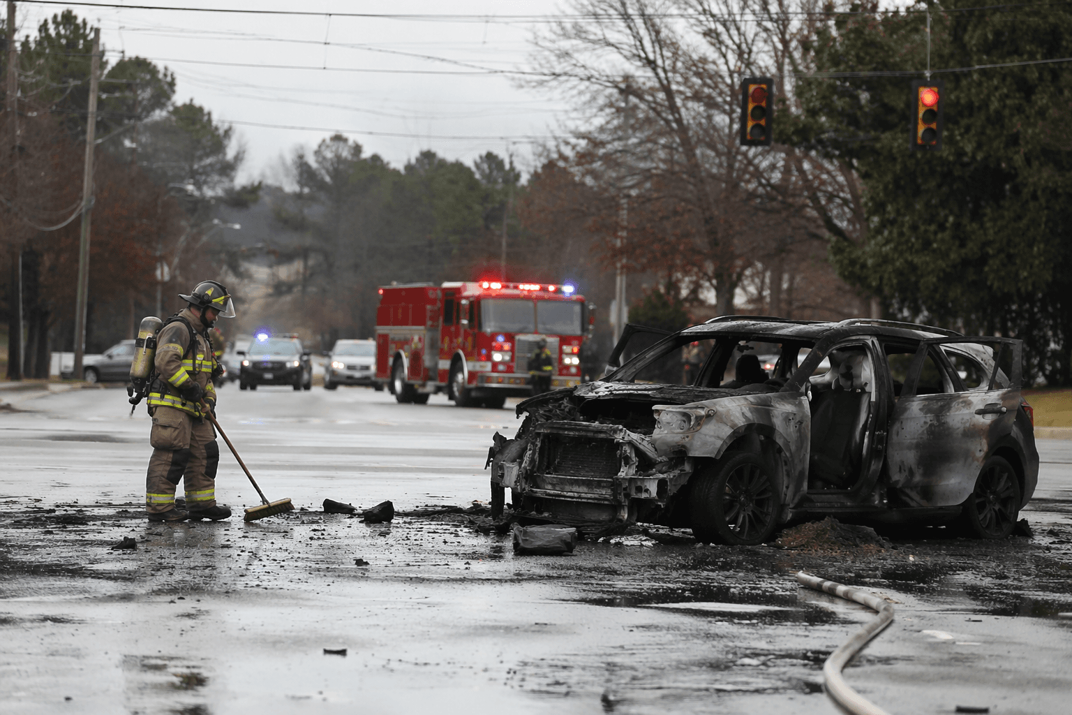 Multiple injured in fiery north Raleigh crash, road reopens