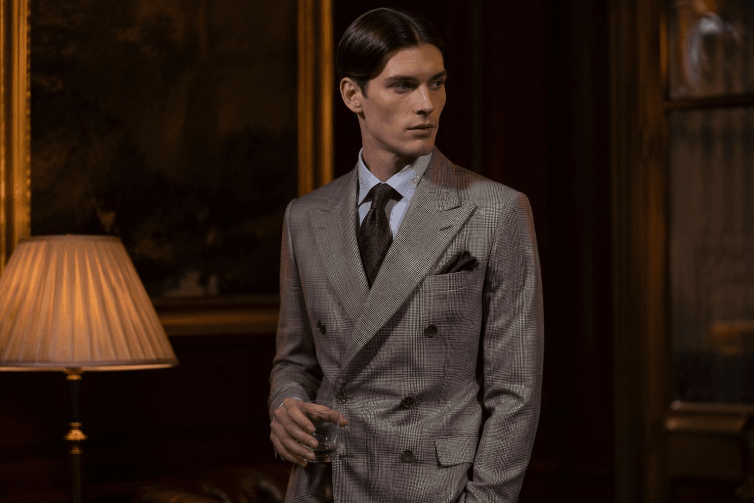 Dunhill channels English old-money elegance with refined tailoring