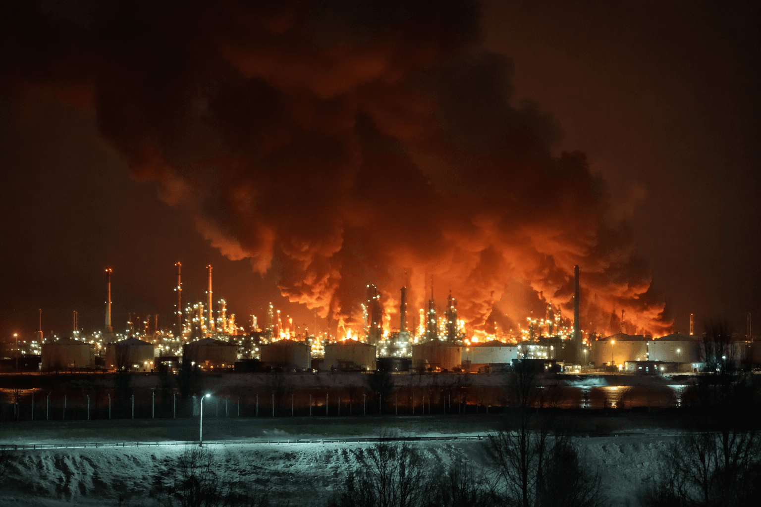 Zelenskiy says Ukrainian drones struck Russian refinery in Siberia
