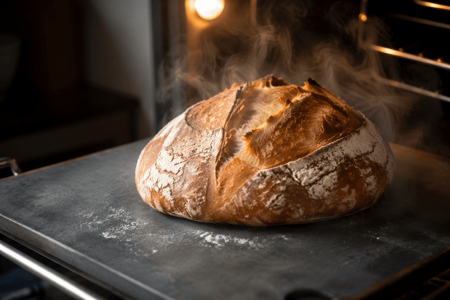 Open baking sourdough challenges the need for a Dutch oven
