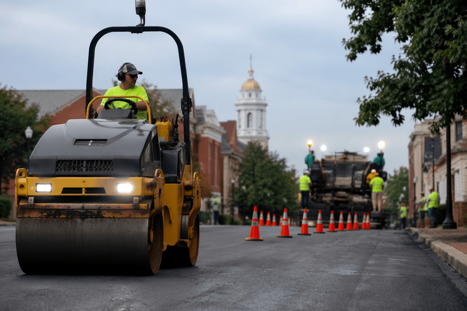 Claremont paving closes Pleasant and South streets Wednesday morning